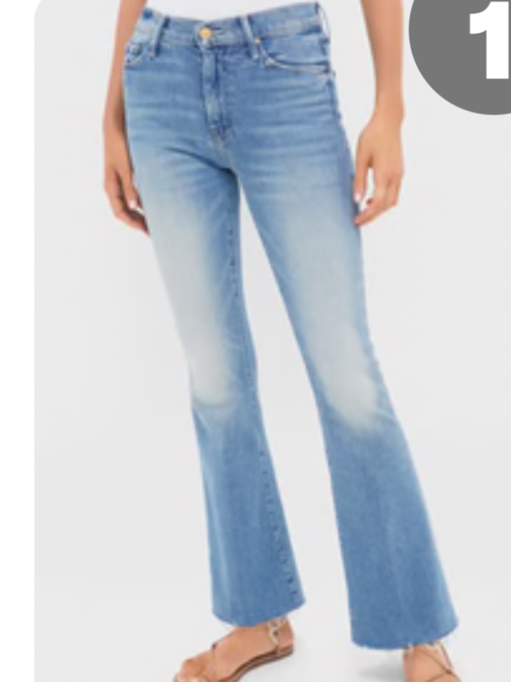 MOTHER Denim - The Weekender Fray jean in Glow Up wash - Size 29